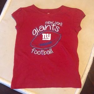 4t Girls NY Giants Football T Shirt 🏈